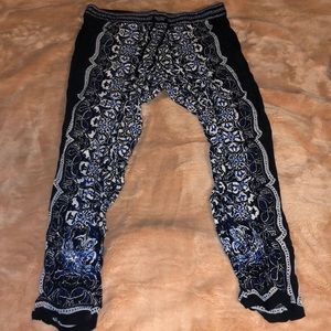 White House Black Market Light Tie Joggers